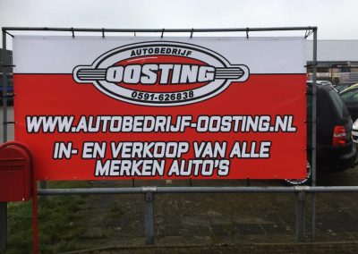 Spandoek autobedrijf Oosting